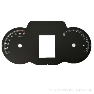 Exquisite Silk Screen 2D Meter Card / Plane Instrument
